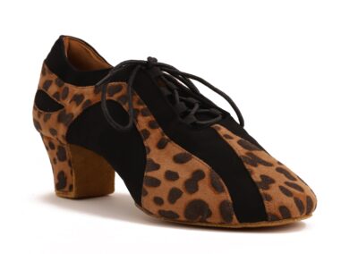 Pantera - Leopard Textil- Schwarz Nubuk 4,5 cm - 04