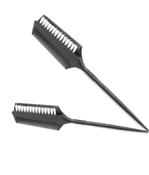 Grzebień ze szczotką do gładkich fryzur